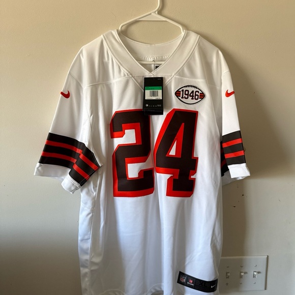NFL White and Red Men's Jersey
